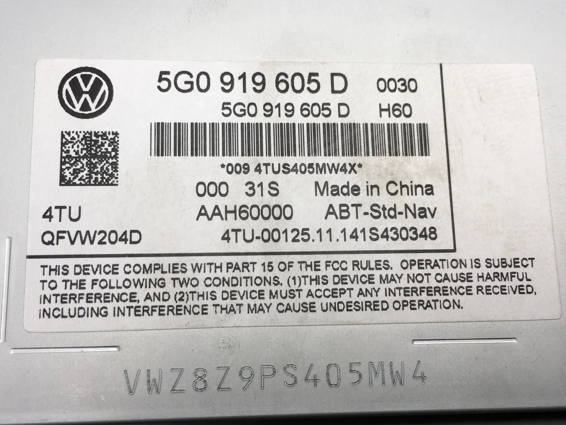 Pantalla Radio Navegacion VW Golf VII
