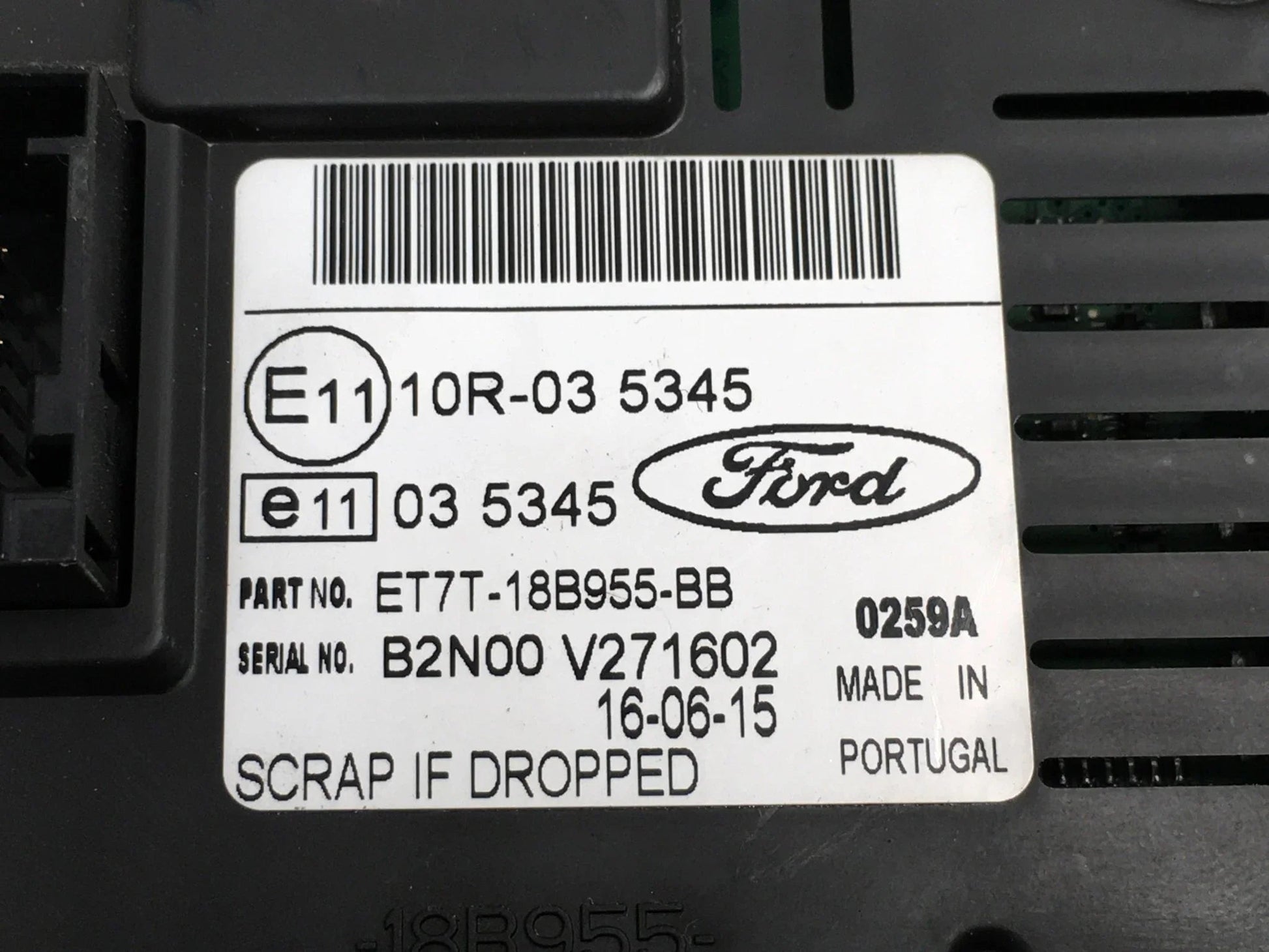 Pantalla salpicadero Ford et7t18b955bb