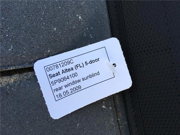 Parasol luna trasera Seat Altea 5P - 