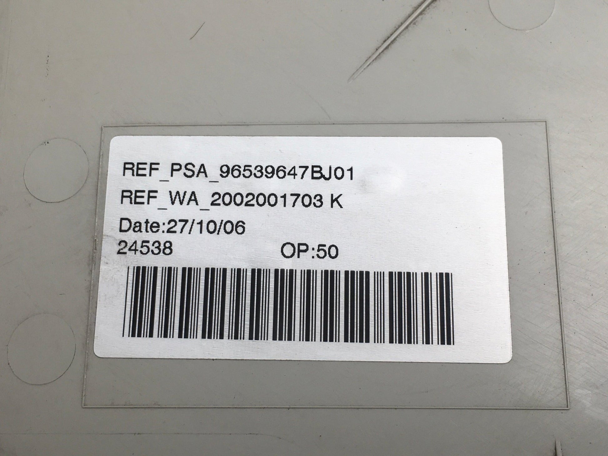 Parasoles Citroën C4 Grand Picasso LX - 96539647BJ01