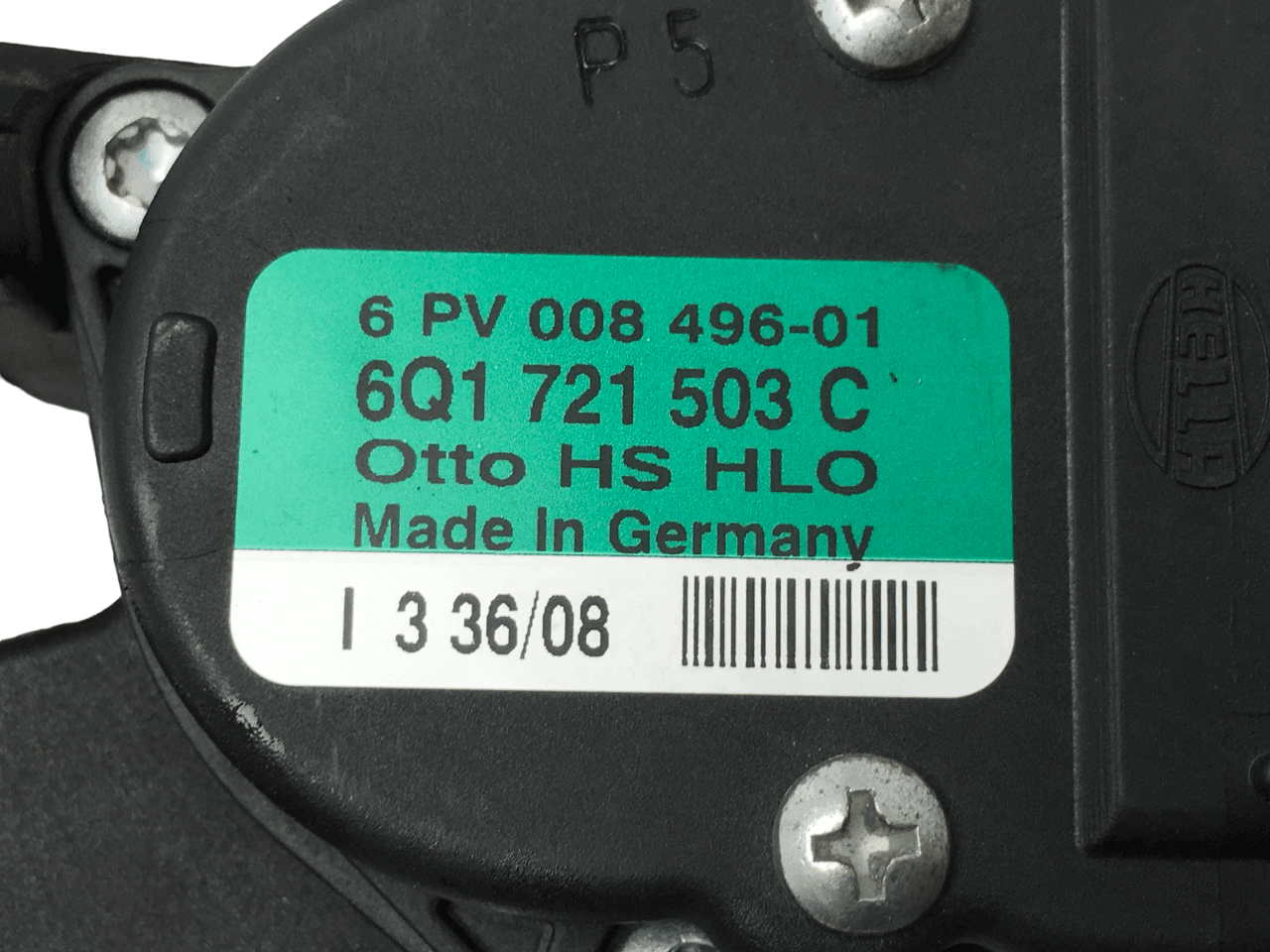 Pedal acelerador VW 6Q1721503C - 6Q1721503C