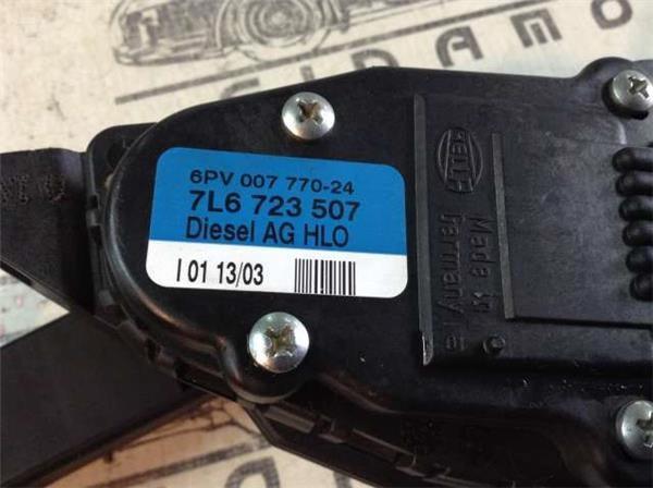 Pedal potenciometro volkswagen touareg - 7l6723507