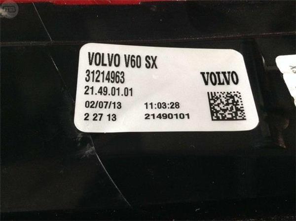 Piloto izquierdo led volvo v60 - 31214963