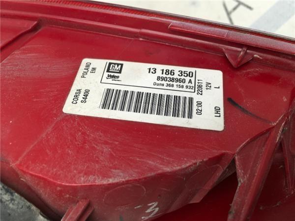 Piloto izquierdo Opel Corsa D - 13186350