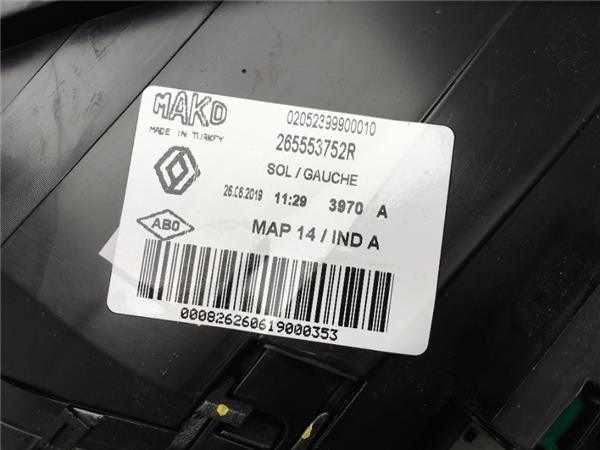 Piloto izquierdo Renault Clio IV - 265553752r