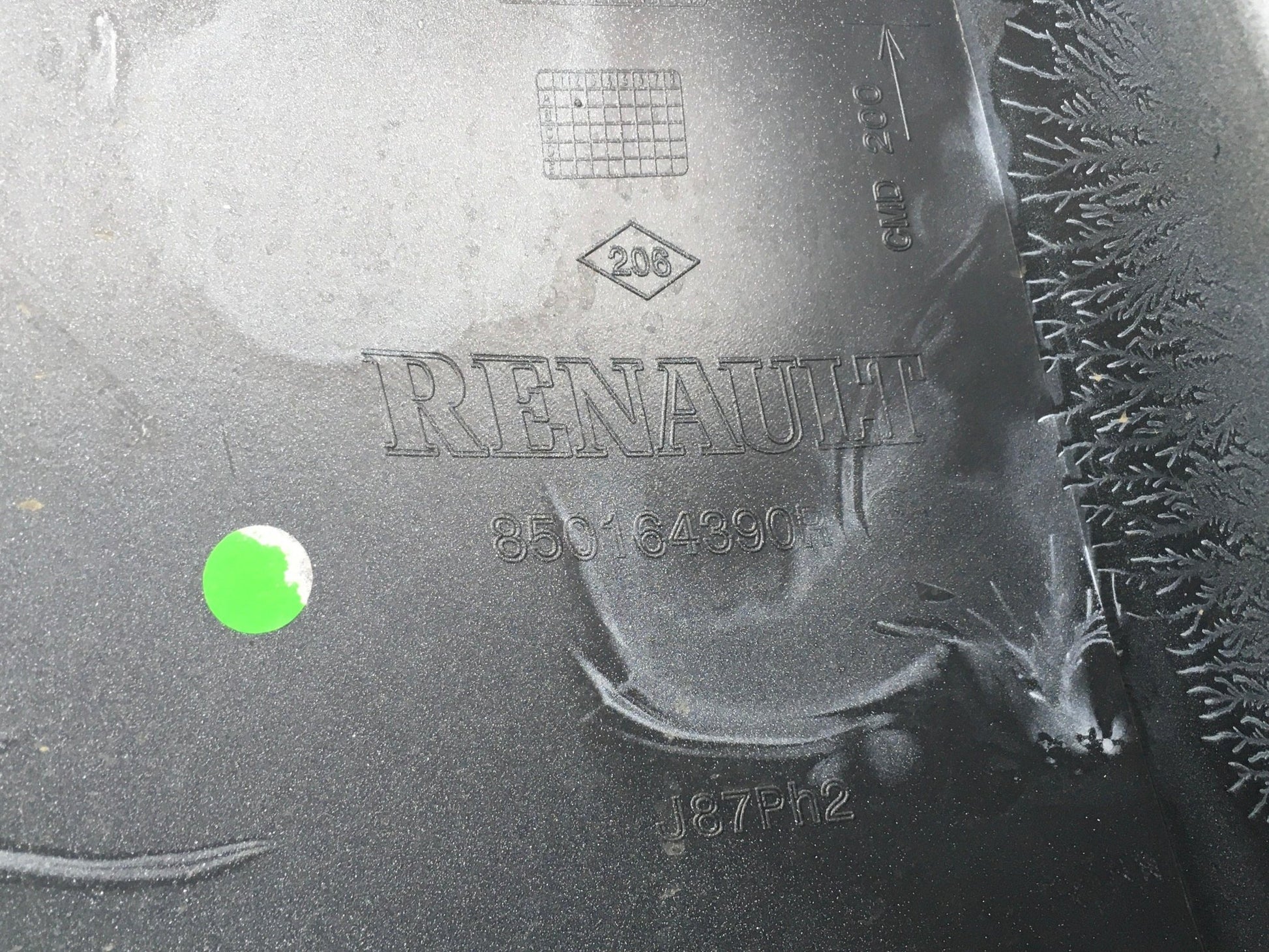 Puntera trasera dcha Renault Captur I - 850164390r