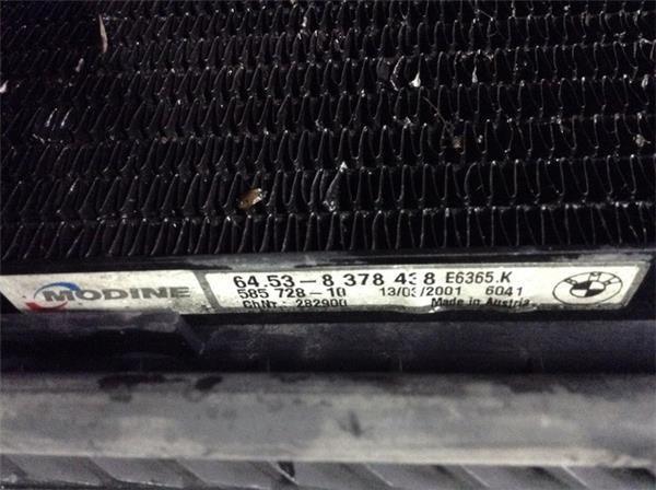 Radiador condensador bmw e39 - 64538378438