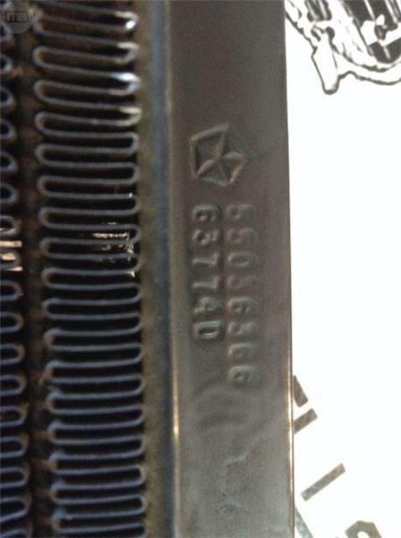 Radiador condensador jeep wrangler 97-99 - 55036366