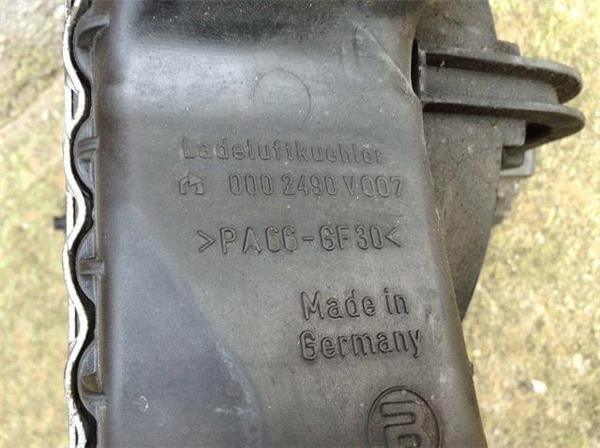 Radiador intercooler smart fortwo w450 - 0002490v007