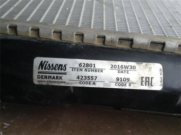 Radiador motor montero ii 2.8 td - 62801 4m40