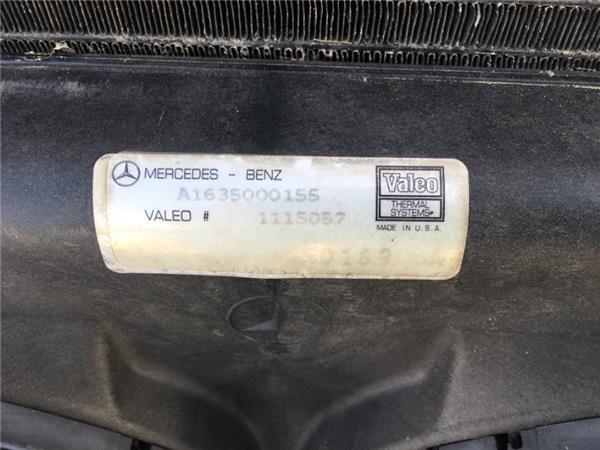 Radiador y electro Mercedes ML W163 - A1635002204