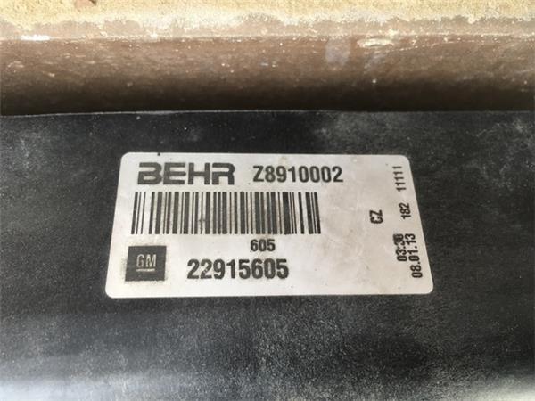 Radiador y electro opel insignia 2.0cdti - 