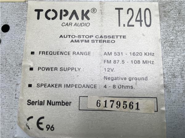 Radio Casette Topak T240 - 