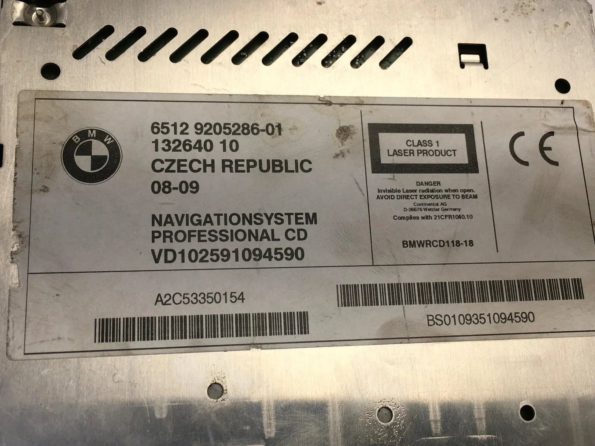 Radio CD BMW 65129205286
