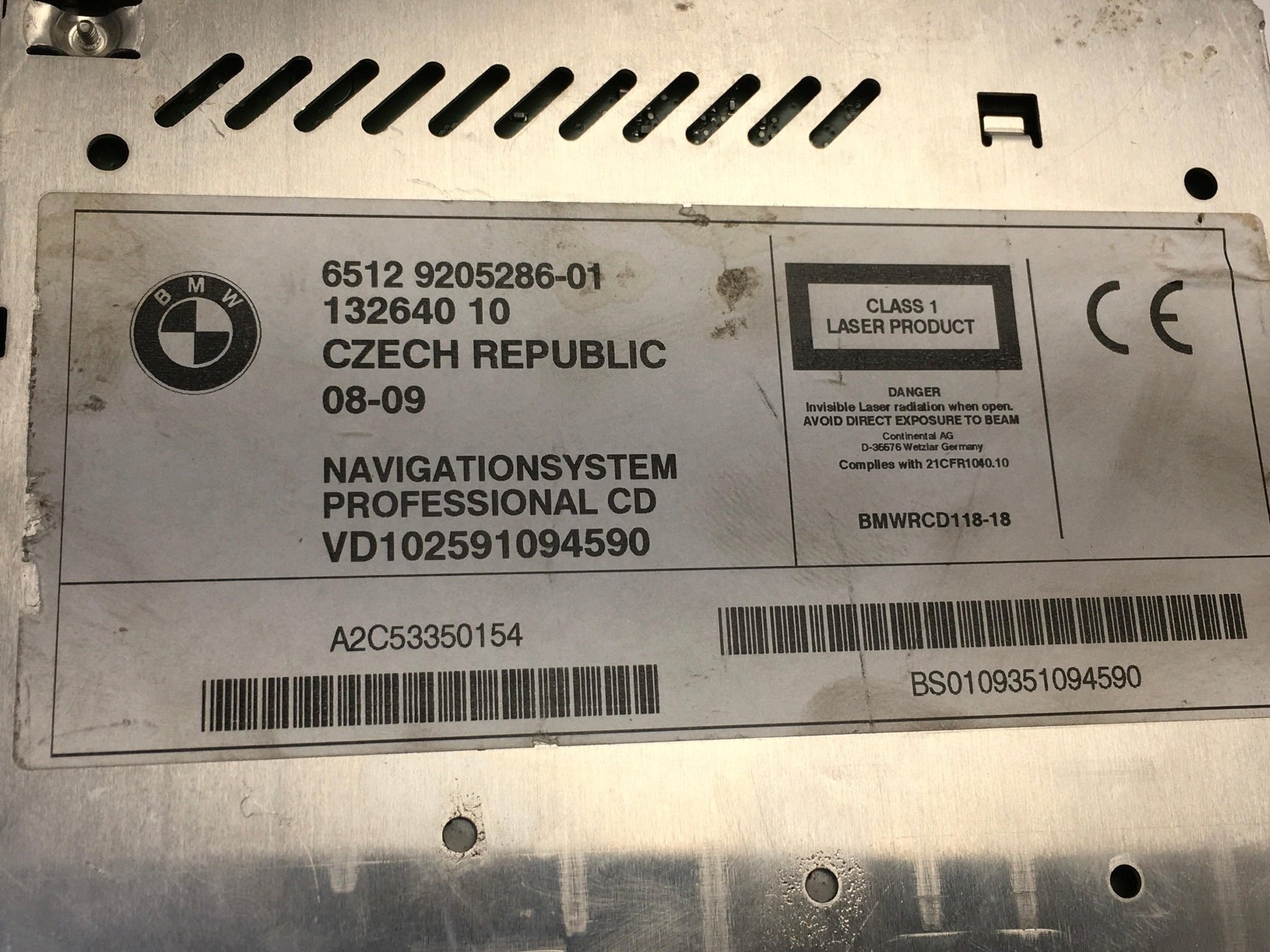 Radio CD BMW 65129205286 - 65129205286