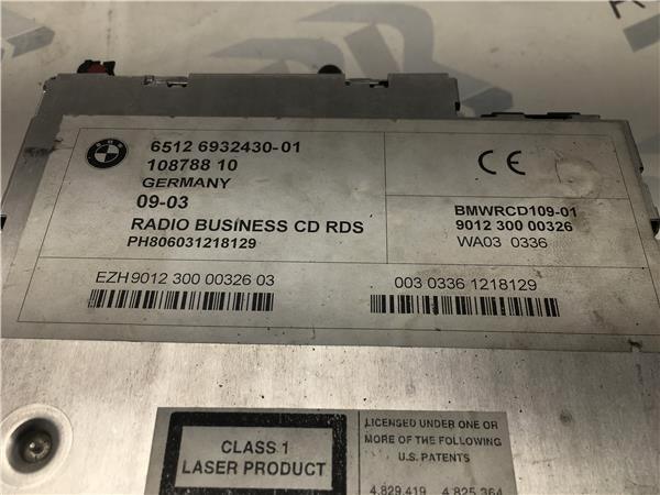 Radio CD Bmw Serie 3 E46 6932430 - 6932430