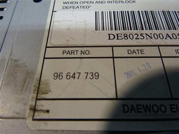 Radio cd chevrolet captiva 96647739 - 96647739