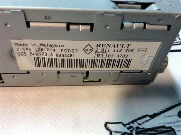 Radio cd dacia sandero 281111335r - 281111335r