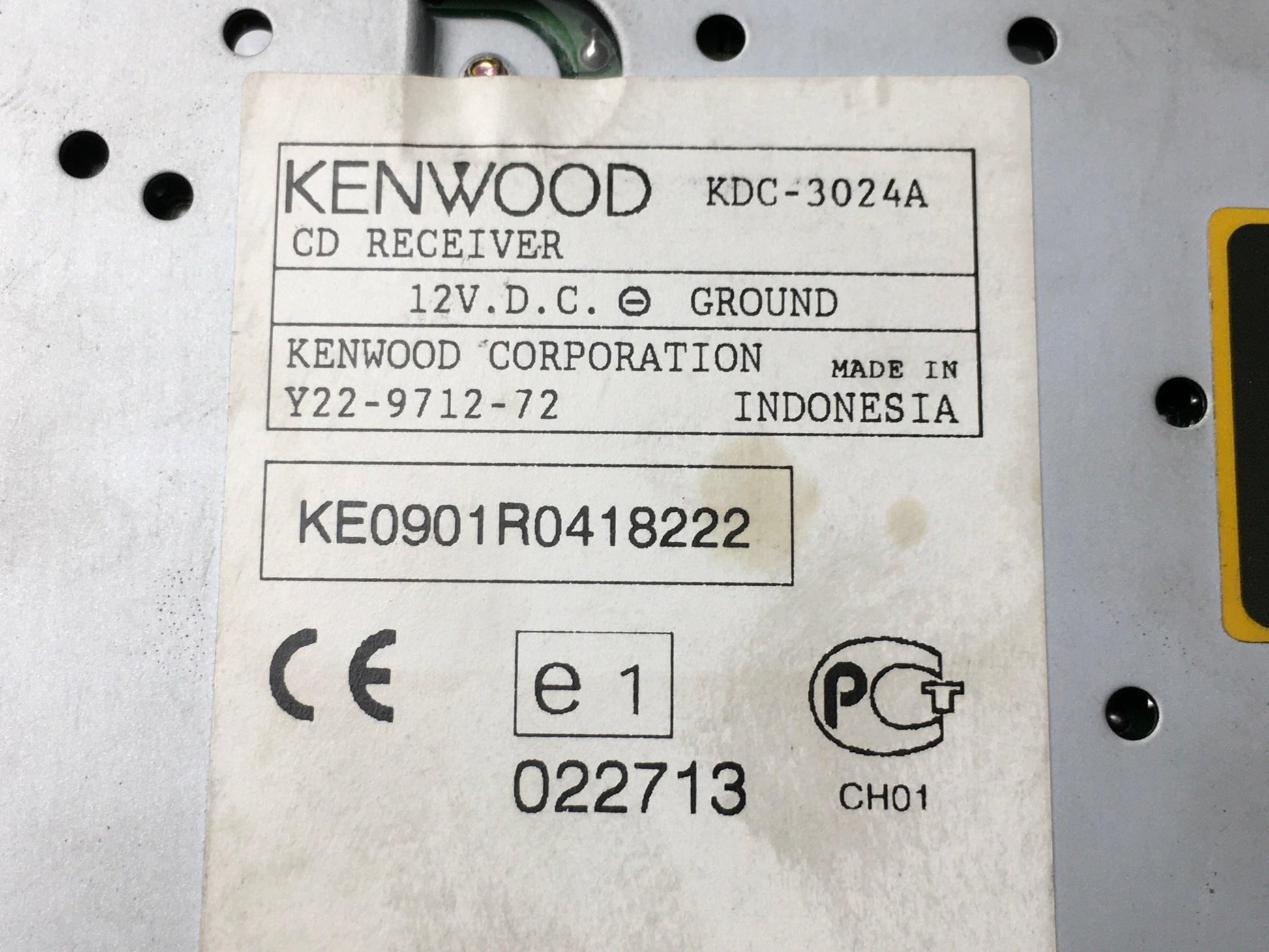 Radio CD Kenwood KDC3024A - Y22971272