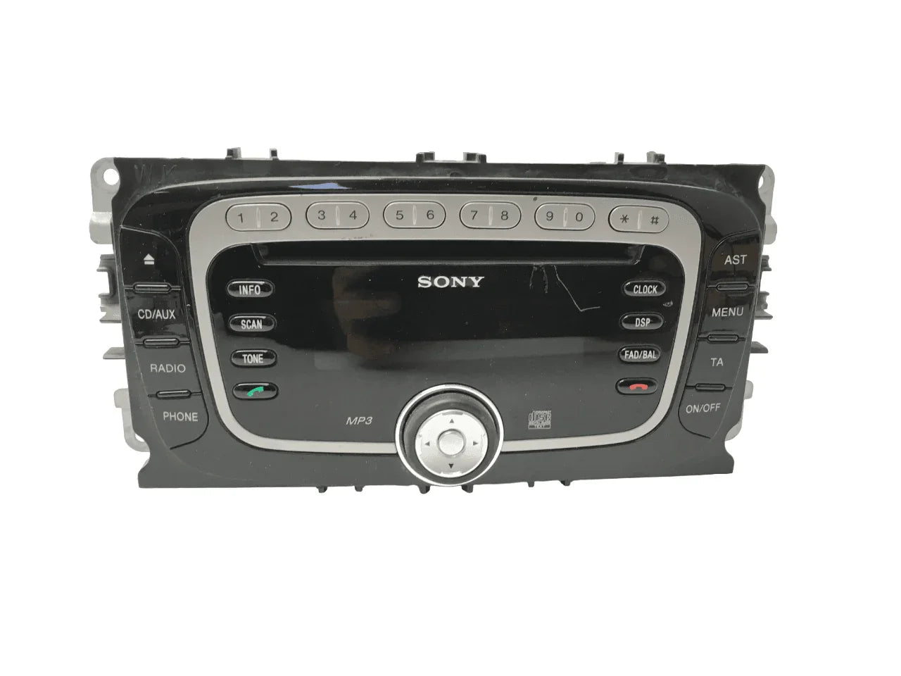 Radio cd mp3 ford bs7t18c939ag