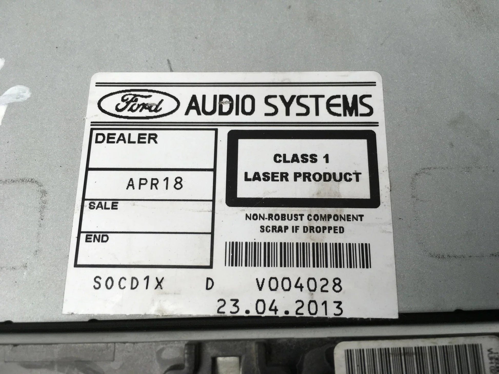 Radio cd mp3 ford bs7t18c939ag