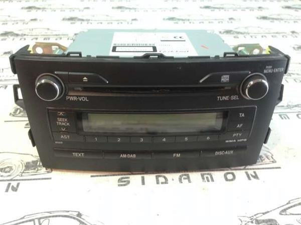 Radio cd mp3 toyota auris/corolla - 86120-02a70