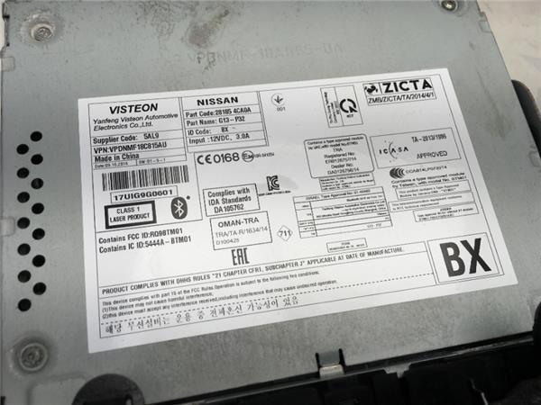 Radio CD Nissan Qashqai J11 - 281854ca0a