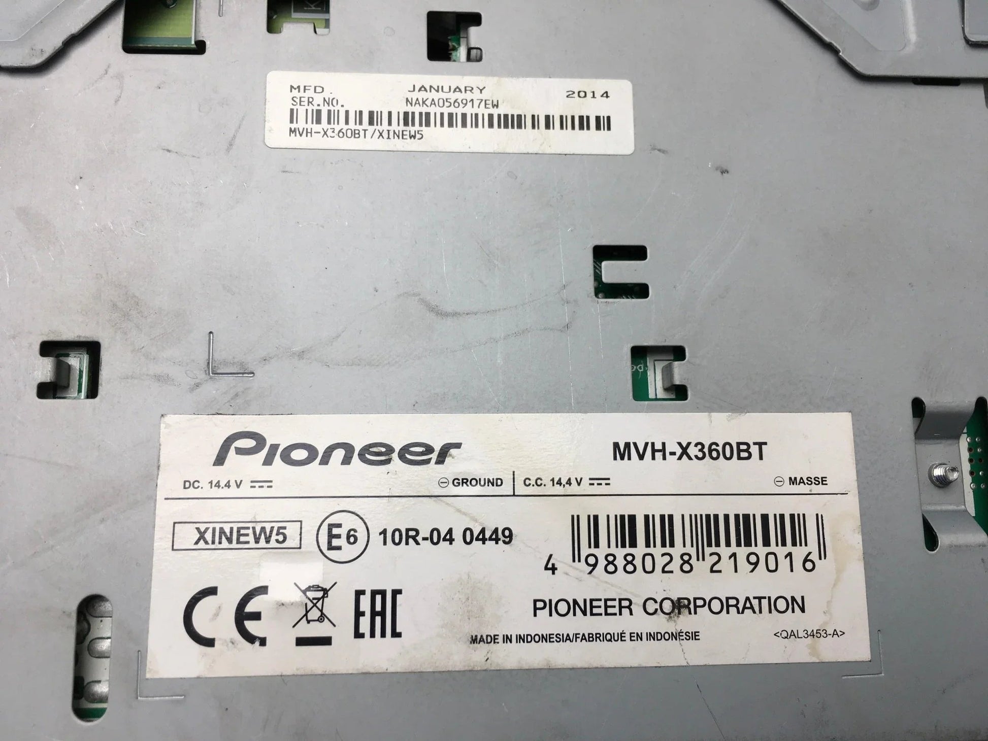 Radio CD Pioneer 10R040449
