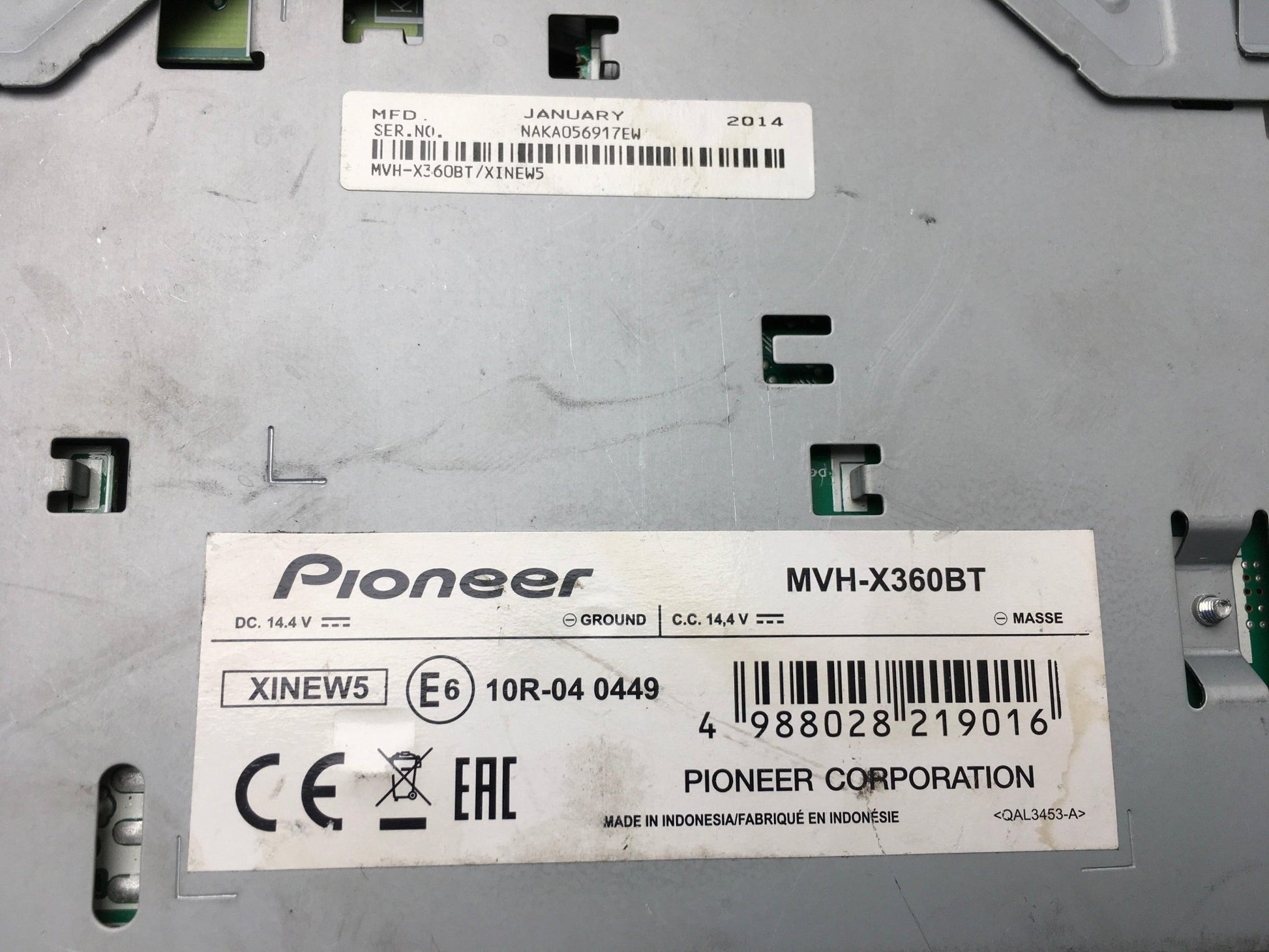 Radio CD Pioneer 10R040449 - 10R040449