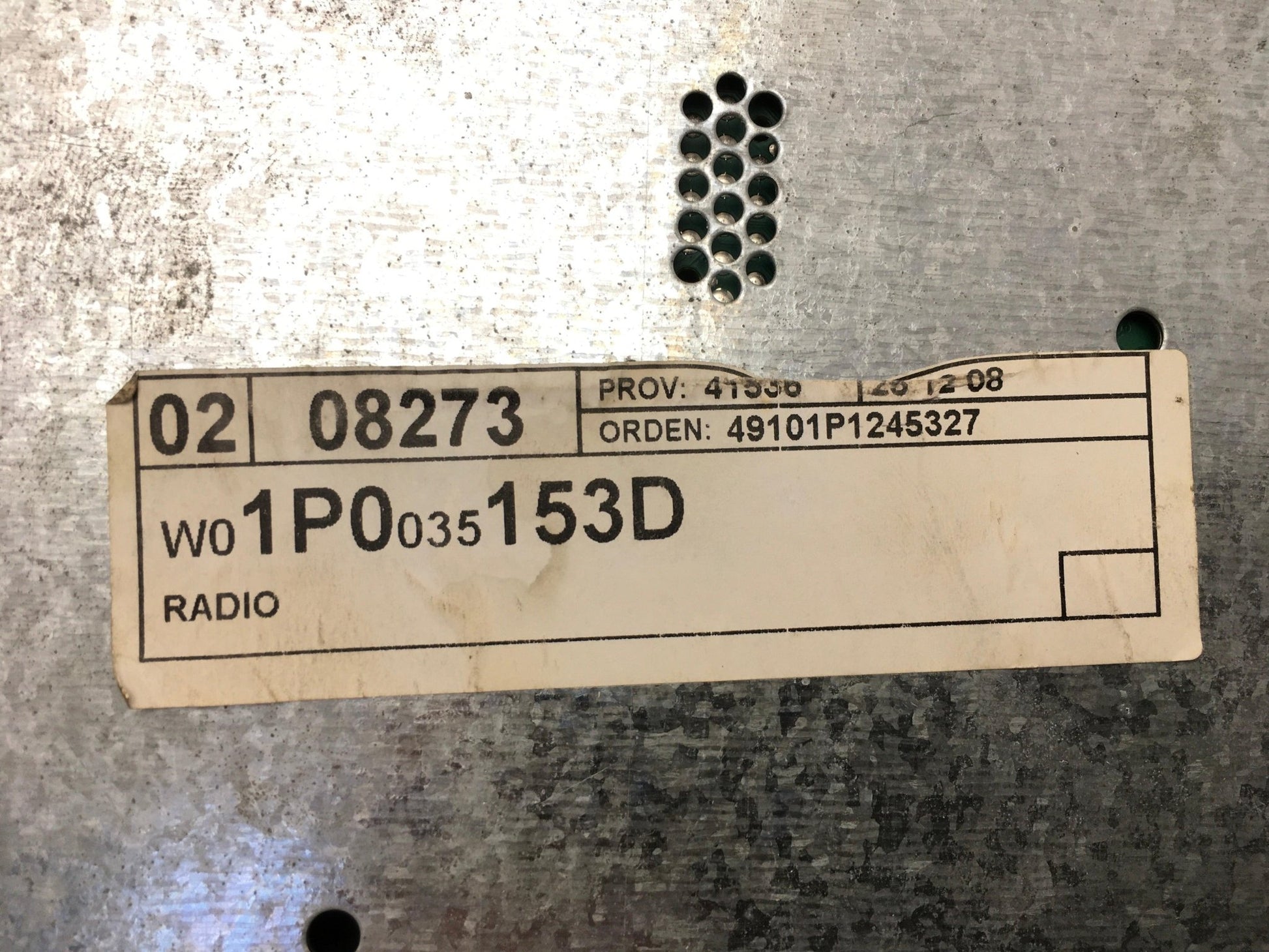 Radio CD Seat Leon II 1P - 1p0035153d