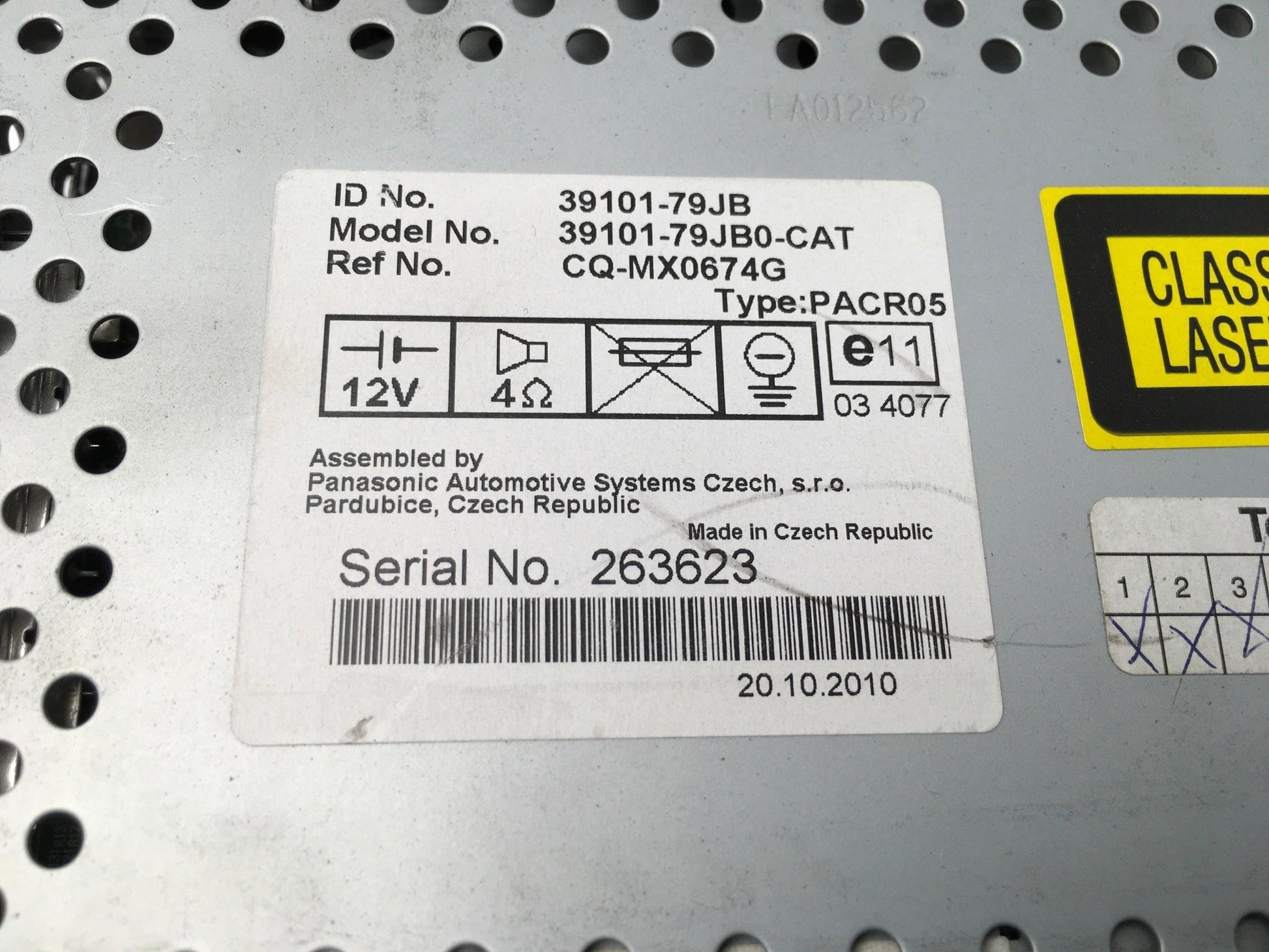 Radio cd suzuki sx4 39101 - 79jb - CQMX0674G