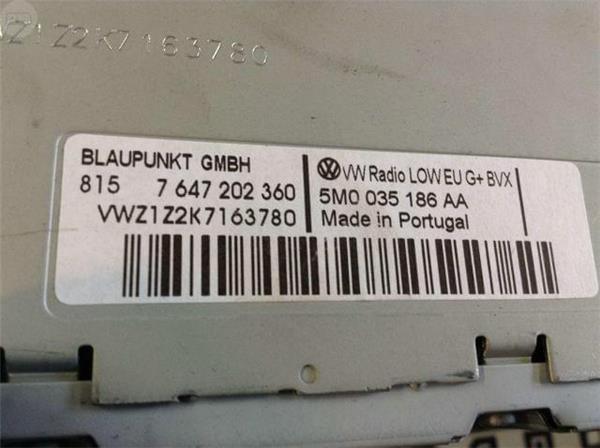Radio cd volkswagen 5m0035186aa - 5m0035186aa