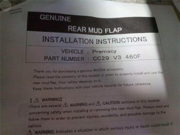 Recambio trasero mazda5/premacy - cc29v3460f