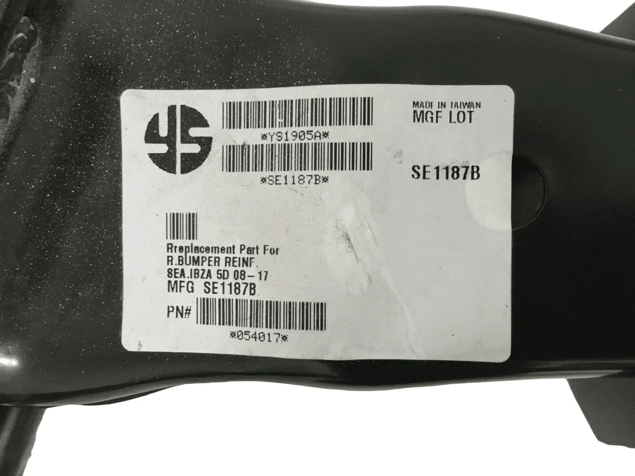 Refuerzo paragolpes tras Seat Ibiza 6J