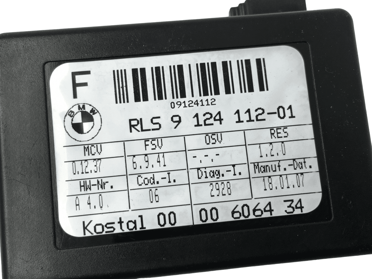 Sensor lluvia Bmw 9124112 - 9124112