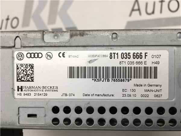 Sistem Audio Audi 8t1035666F