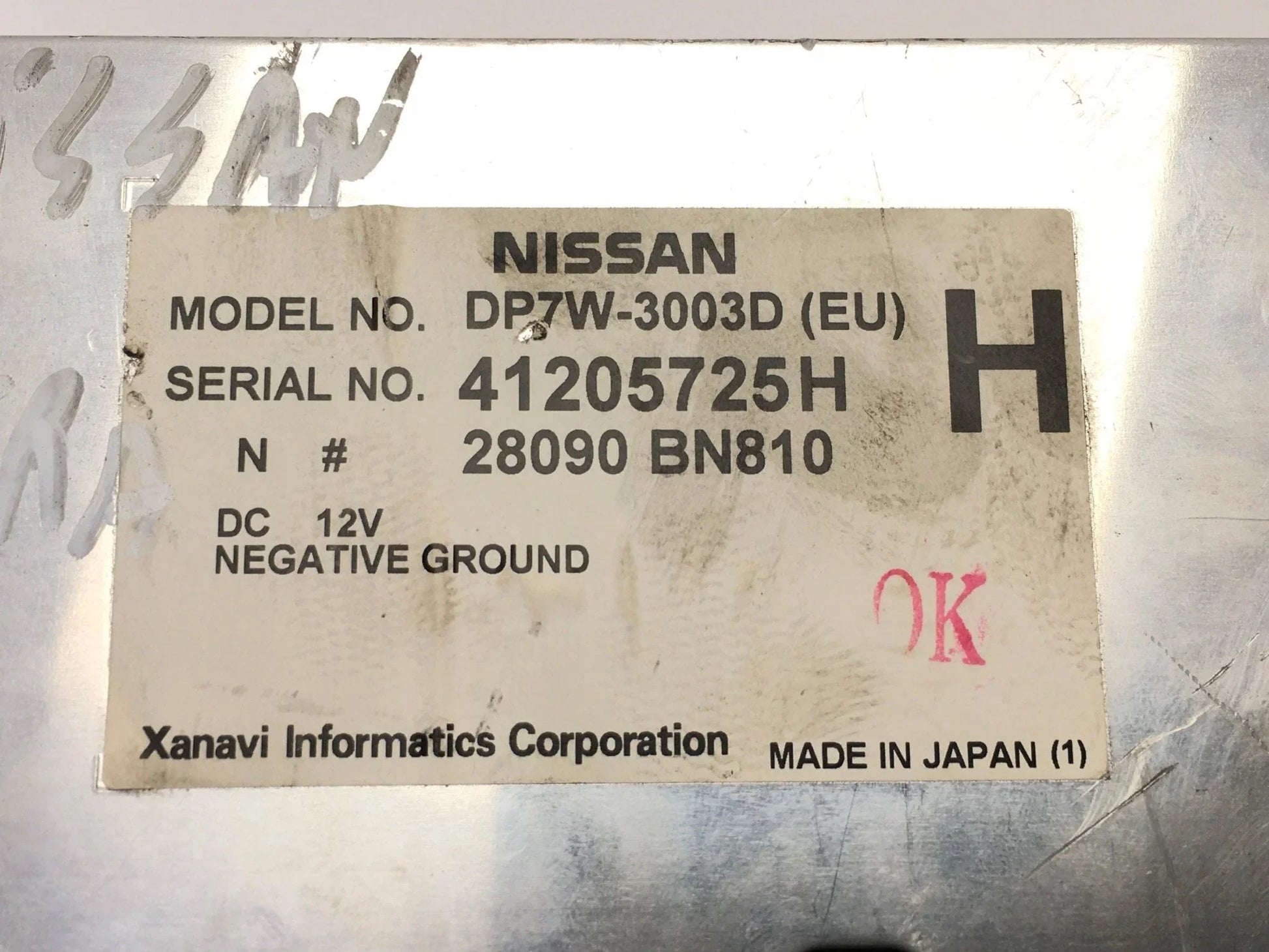 Sistema audio Nissan Almera II
