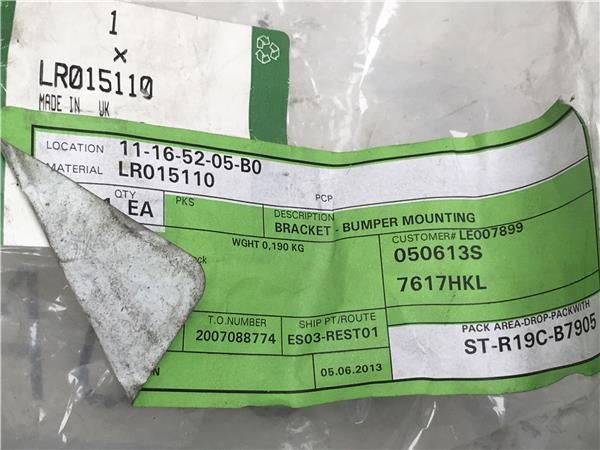 Soporte dcho Paragolpes tras Range rover - ah3217a881ca