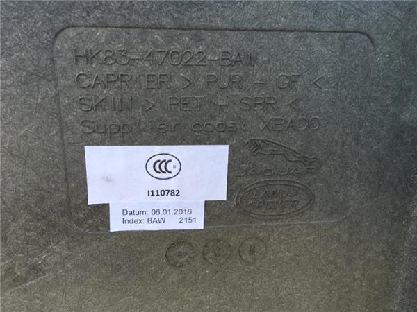 Tapa maletero Jaguar F-Pace - hk8347022baw