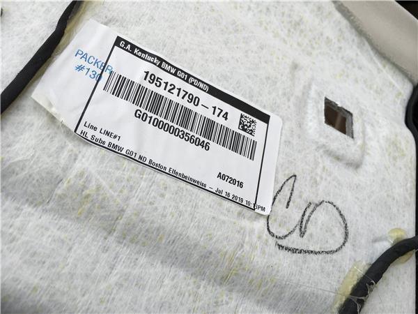 Tapizado techo Interior Bmw X3 G01 - 195121790