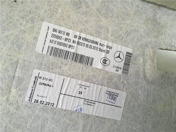 Techo interior Mercedes E W212 - a2126905950
