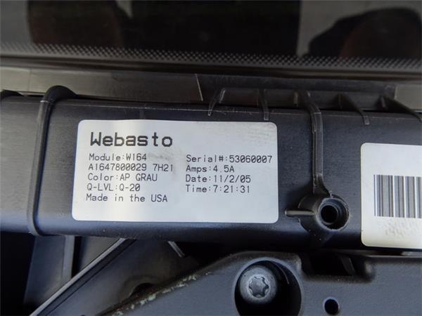 Techo solar mercedes ml w164 - a1647800029