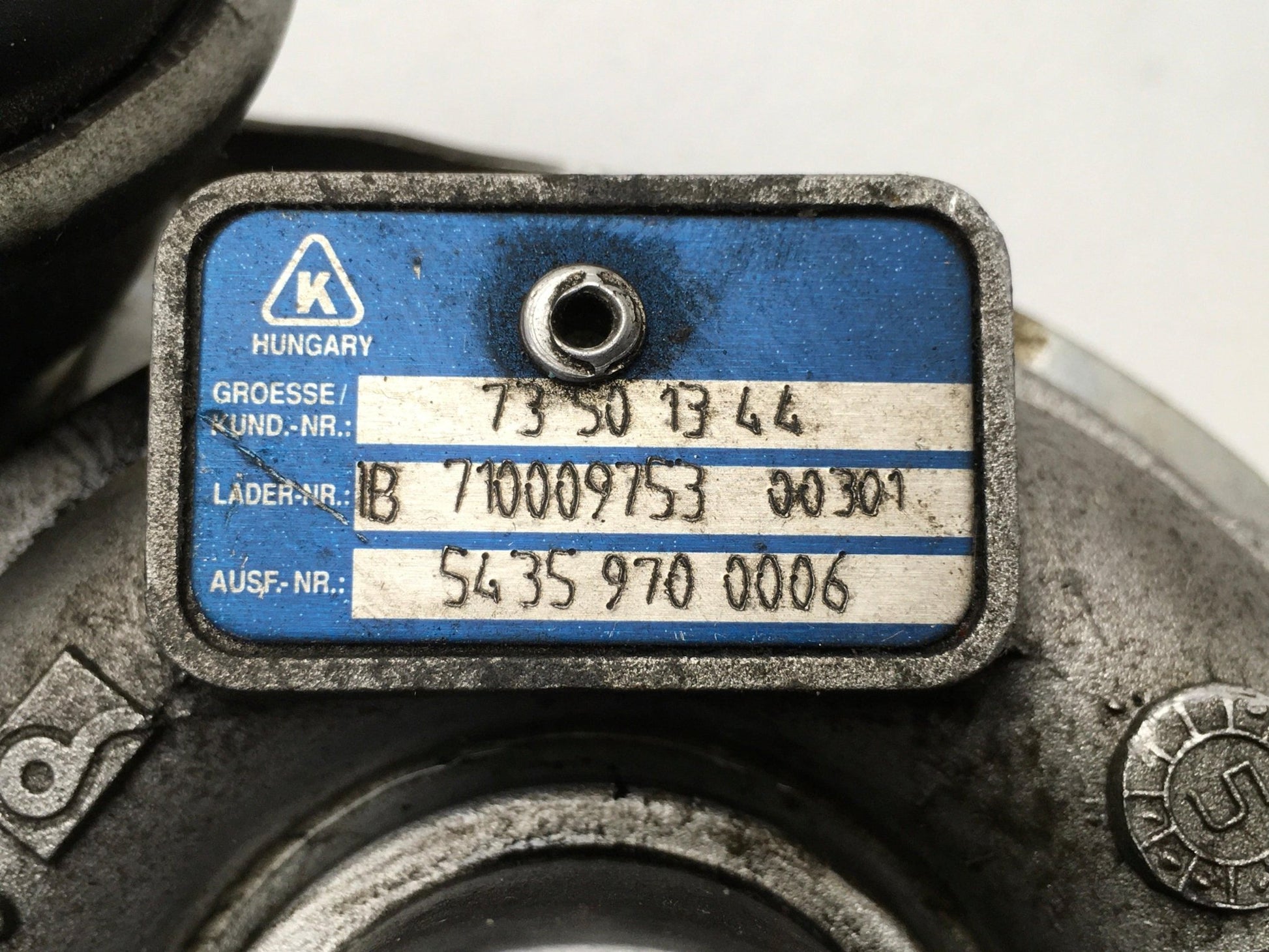 Turbo Opel Fiat Suzuki 54359700006 - 73501344