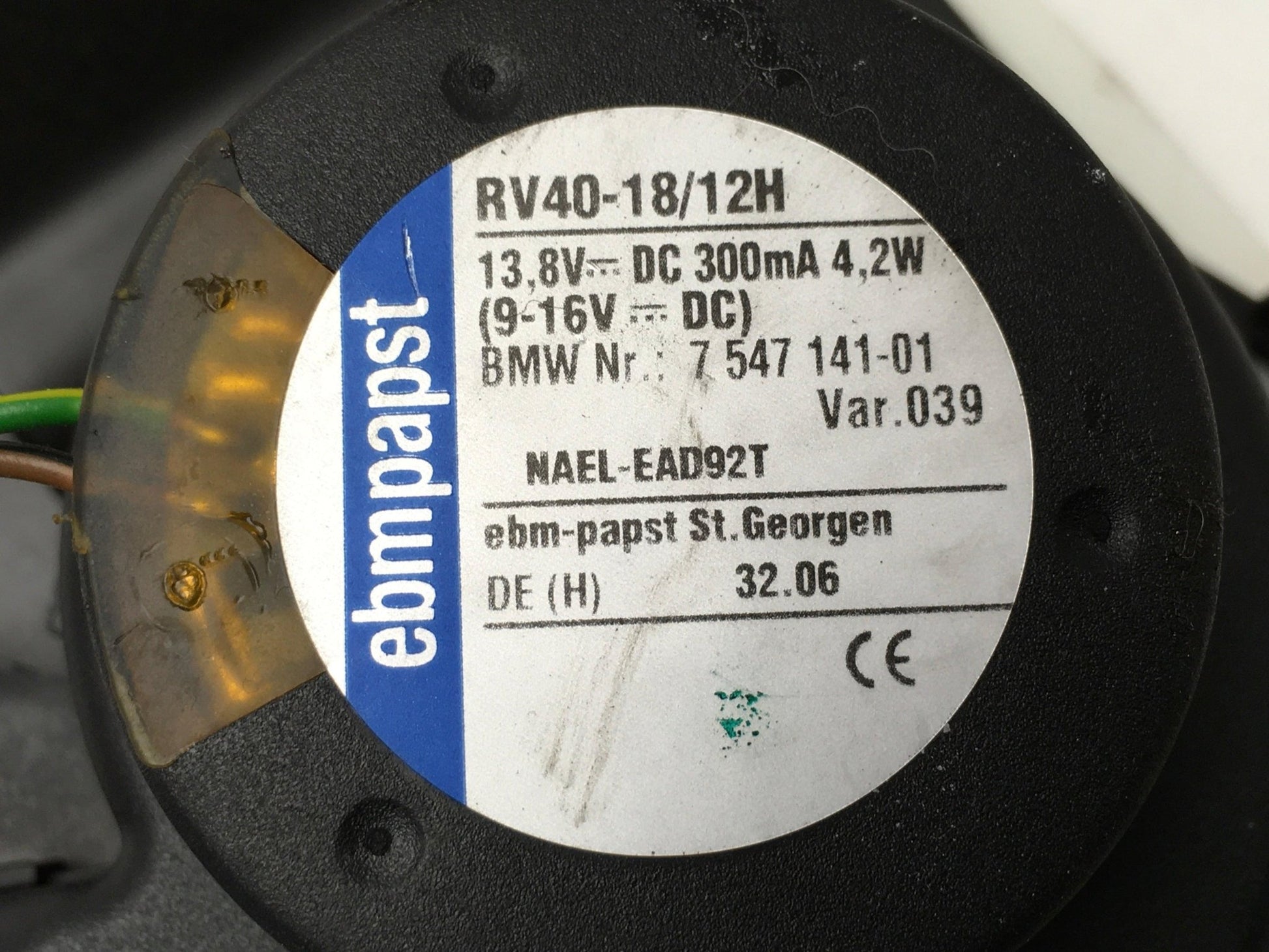 Ventilador BMW 7547141 - 754714101