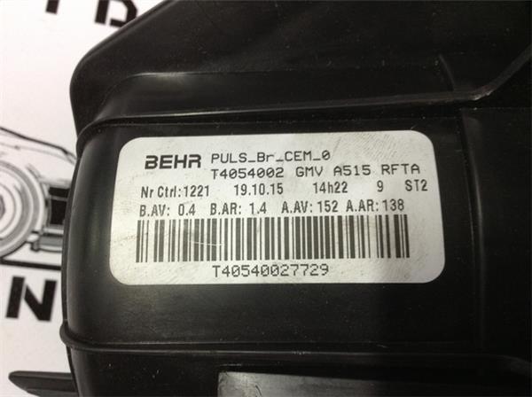 Ventilador habitaculo psa t4054002 - t4054002