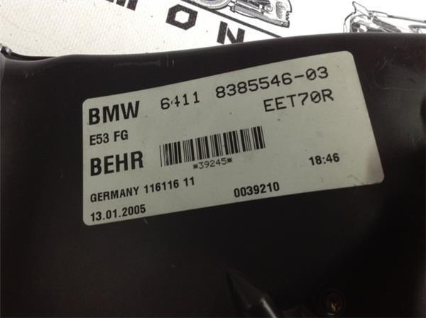 Ventilador habitaculo trasero bmw x5 e53 - 64118385546
